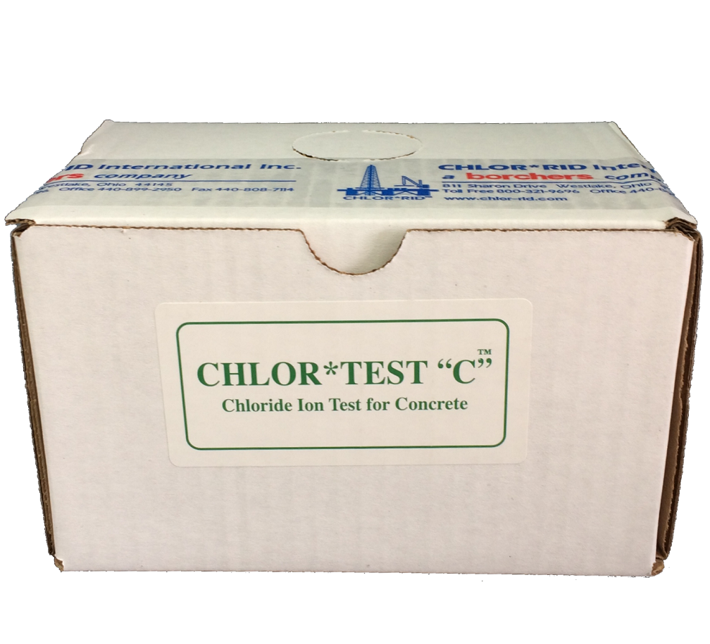 Solid Clor Test Chlor*Test C Chloride Ion Test Kit for Concrete — Stone Tucker ...