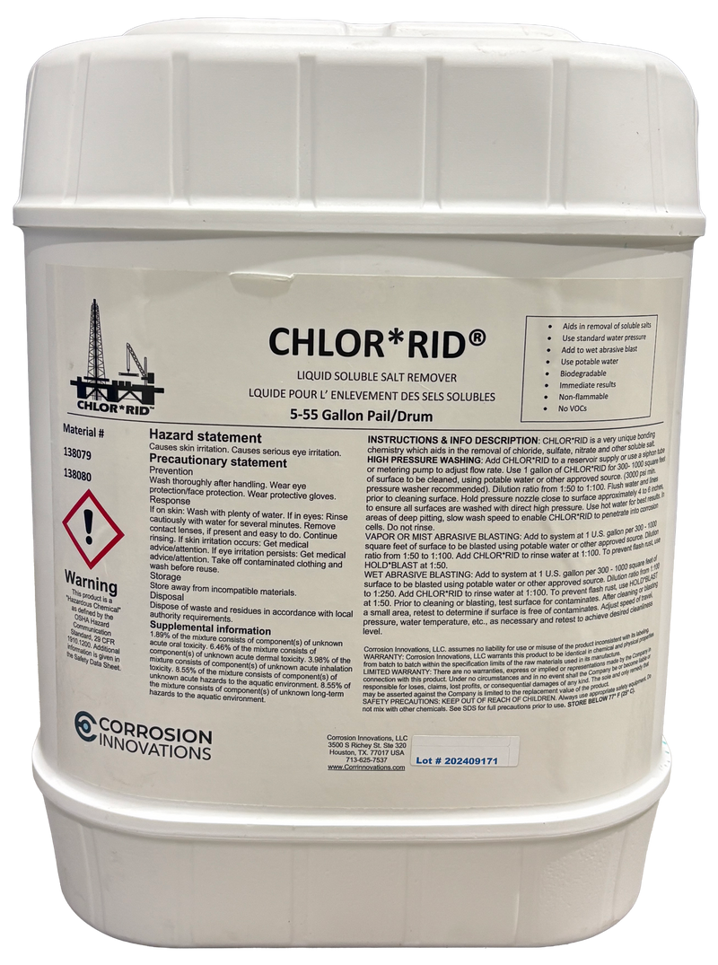 Chlor*Rid Liquid Salt Remover
